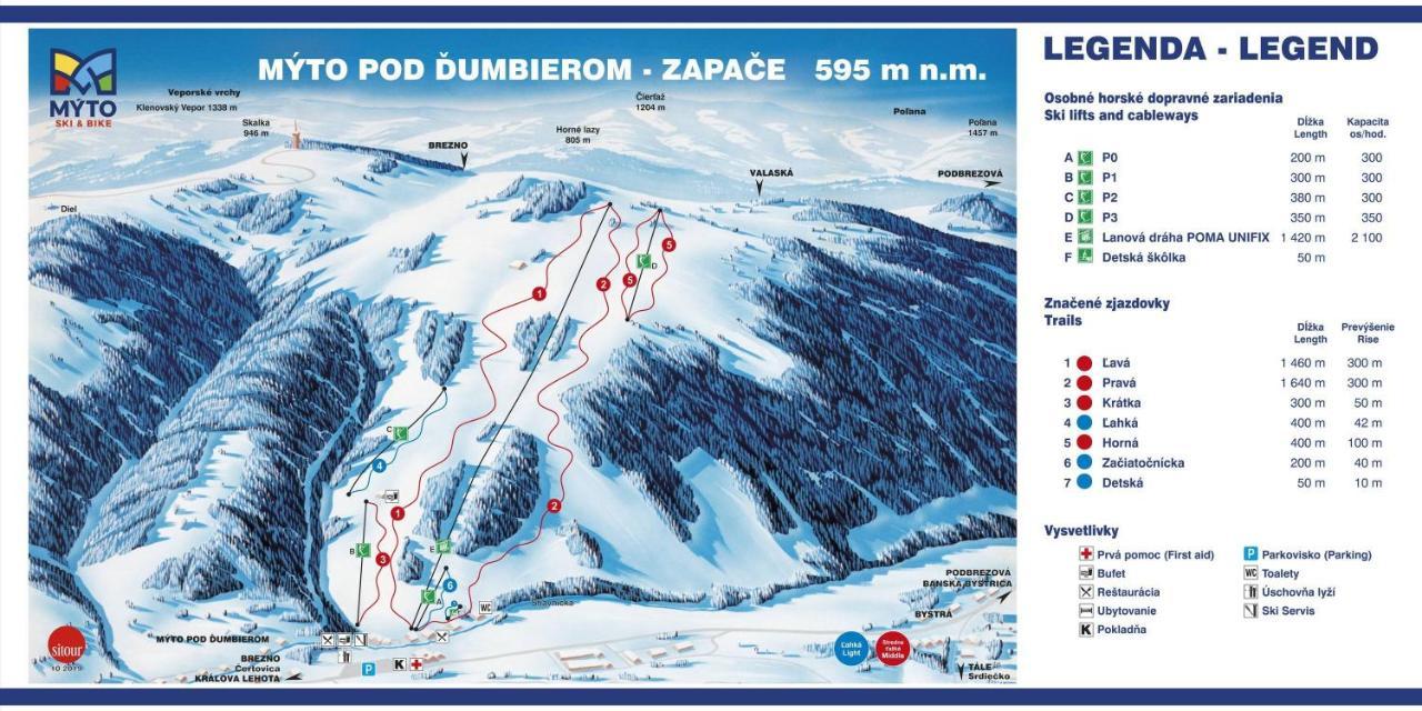 Apartment Anna Chopok, 1 110 M, Highest In Central Europe, On A Hiking Trail To Dumbier Demänovská Dolina Buitenkant foto